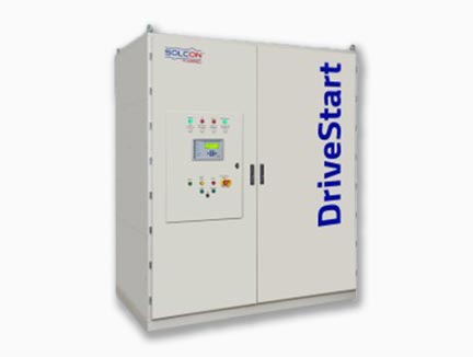 Drivestart soft start for medium voltage and low currents