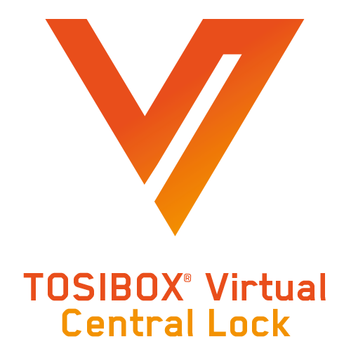 Virtual Central Lock controlled IoT network with active VPN connections for remote control